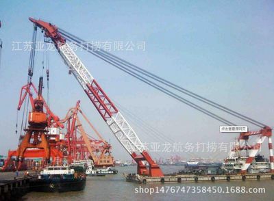 新品上海A字型浮吊船“人气亚龙3号” 工程船舶租赁市场的新标杆